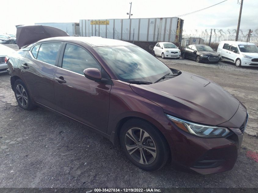 2021 NISSAN SENTRA SV VIN: 3N1AB8CV5MY251180