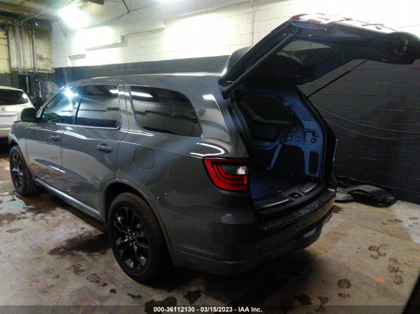 2022 DODGE DURANGO R/T VIN: 1C4SDJCT2NC229827