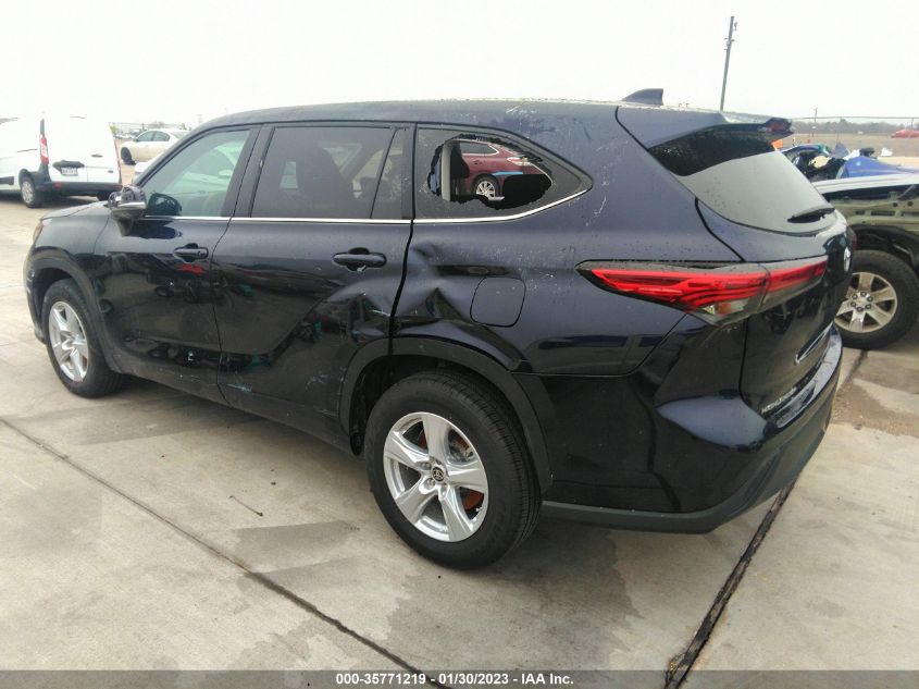 2021 TOYOTA HIGHLANDER L VIN: 5TDCZRAH0MS538096