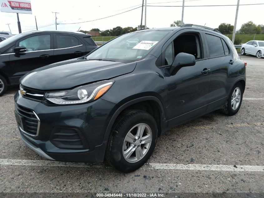 2021 CHEVROLET TRAX LT VIN: KL7CJPSB7MB325642