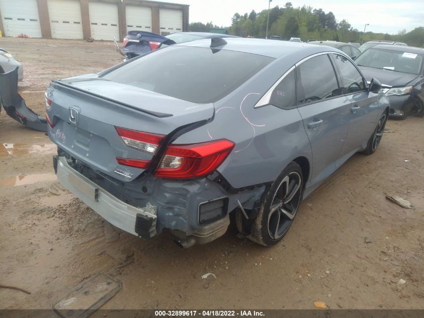 2021 HONDA ACCORD SEDAN SPORT SE VIN: 1HGCV1F42MA096441
