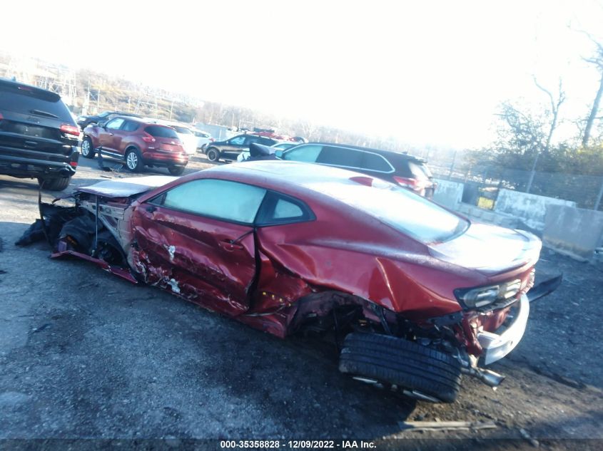 2021 CHEVROLET CAMARO 1LT VIN: 1G1FB1RS9M0130162