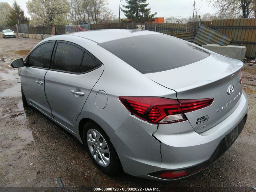 2020 HYUNDAI ELANTRA SE VIN: KMHD74LF6LU943278