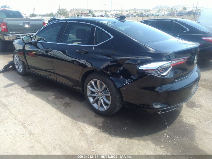 2021 ACURA TLX VIN: 19UUB5F36MA004162