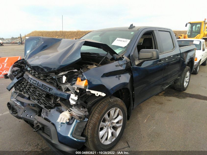 2022 CHEVROLET SILVERADO 1500 LTD CUSTOM VIN: 3GCPWBEK0NG168808