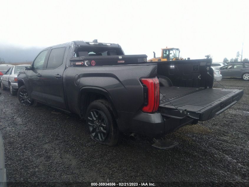 2022 TOYOTA TUNDRA 4WD PLATINUM HYBRID VIN: 5TFNC5EC1NX001234