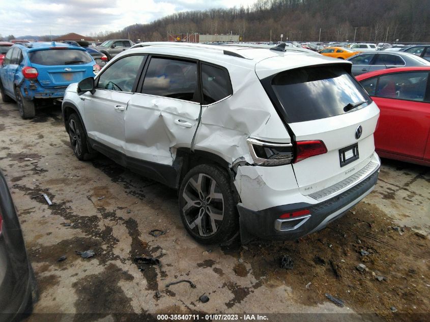 2022 VOLKSWAGEN TAOS SEL VIN: 3VV2X7B22NM047550