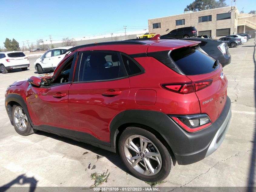 2022 HYUNDAI KONA SEL VIN: KM8K62AB9NU760605