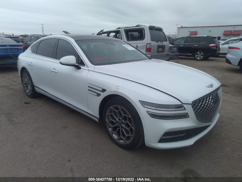 2022 GENESIS G80 2.5T VIN: KMTGB4SCXNU132000