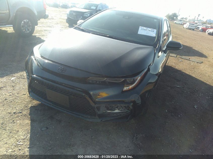 2022 TOYOTA COROLLA SE/SE NIGHTSHADE/APEX SE VIN: 5YFS4MCE1NP124660