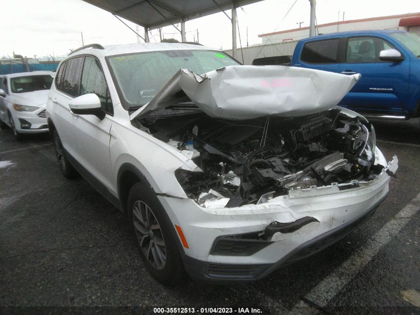 2021 VOLKSWAGEN TIGUAN S VIN: 3VV1B7AXXMM002569