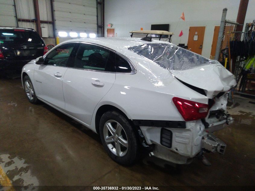 2021 CHEVROLET MALIBU LS VIN: 1G1ZB5ST3MF040218