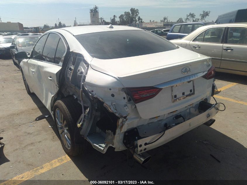 2022 INFINITI Q50 LUXE VIN: JN1EV7BP9NM310211