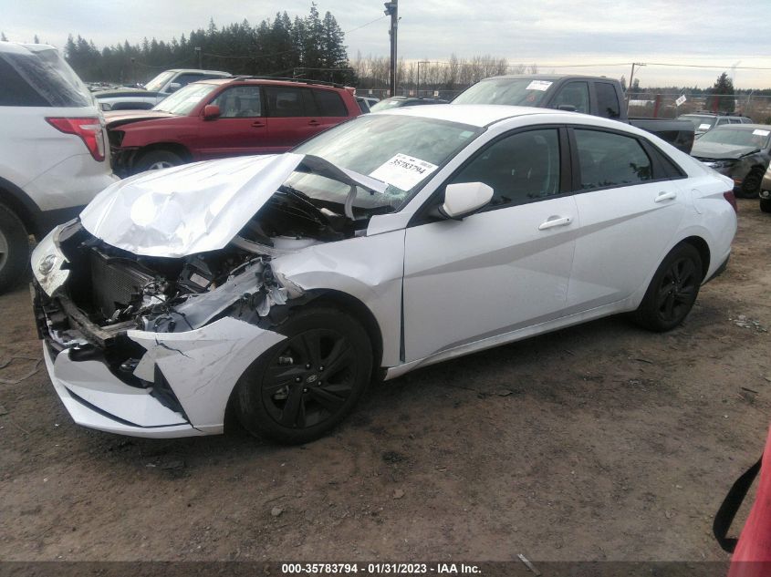 2022 HYUNDAI ELANTRA SEL VIN: 5NPLM4AG6NH082654