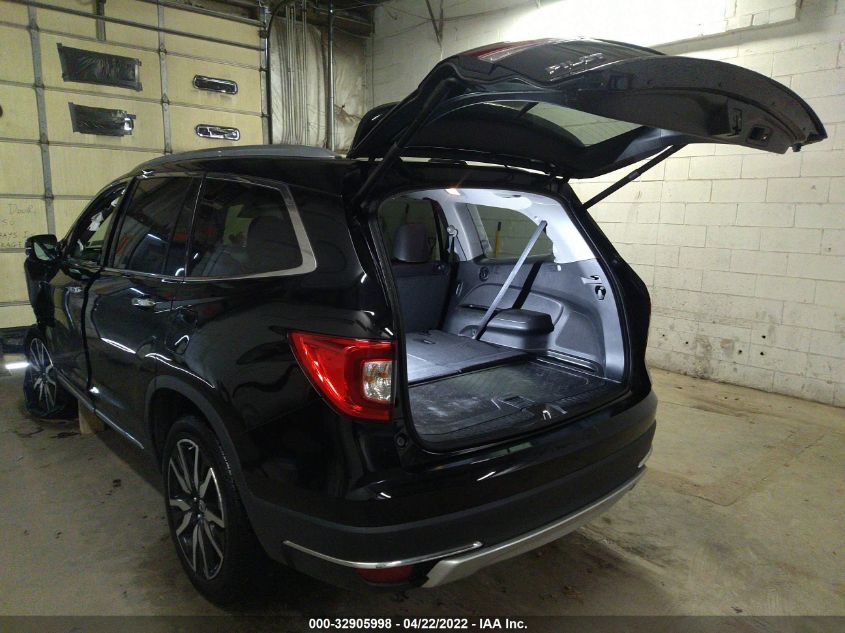 2021 HONDA PILOT ELITE VIN: 5FNYF6H00MB058738