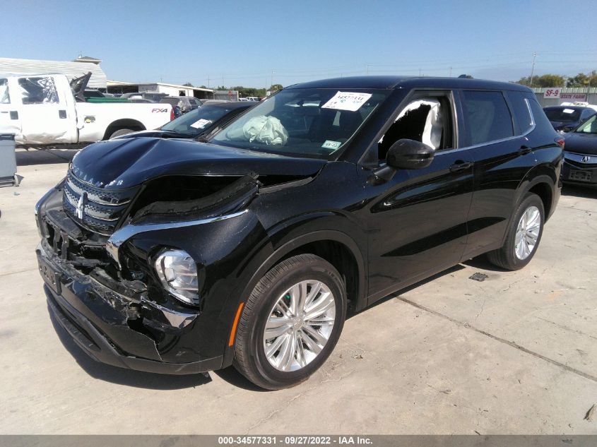 2022 MITSUBISHI OUTLANDER ES VIN: JA4J3TA85NZ008125