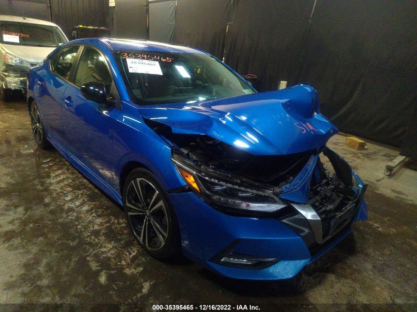 2021 NISSAN SENTRA SR VIN: 3N1AB8DVXMY243638
