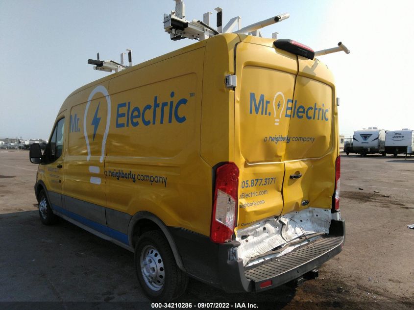 2021 FORD TRANSIT CARGO VAN VIN: 1FTBR2CG9MKA19188