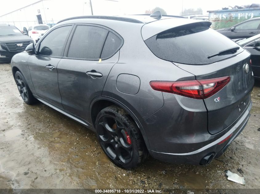 2022 ALFA ROMEO STELVIO VELOCE VIN: ZASPAKBN5N7D32442