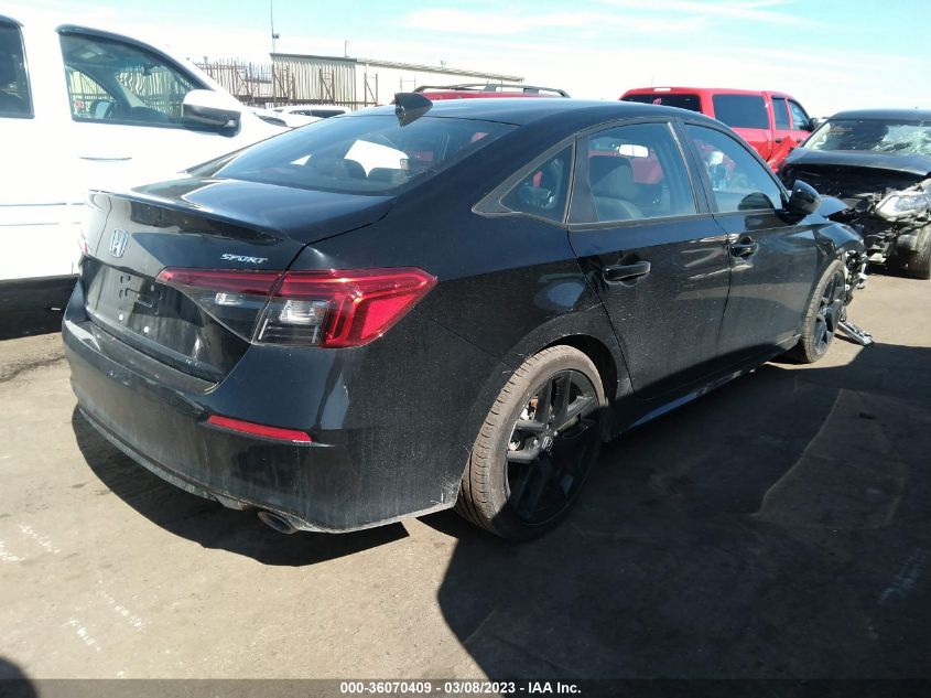 2023 HONDA CIVIC SEDAN SPORT VIN: 2HGFE2F56PH517515