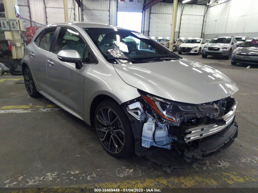 2022 TOYOTA COROLLA HATCHBACK XSE VIN: JTNA4MBE4N3163213