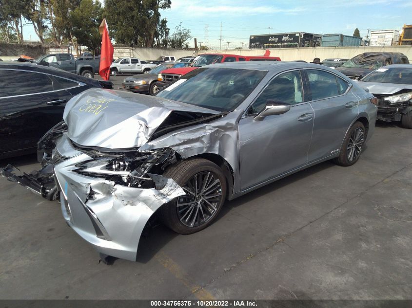 2022 LEXUS ES ES 300H VIN: 58ADA1C12NU016651