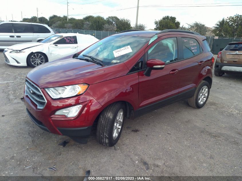2021 FORD ECOSPORT SE VIN: MAJ3S2GE6MC450007