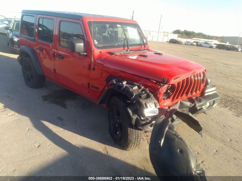 2021 JEEP WRANGLER UNLIMITED SPORT ALTITUDE VIN: 1C4HJXDN8MW680389