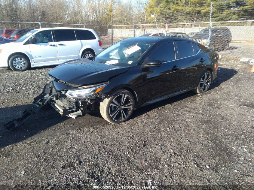 2021 NISSAN SENTRA SR VIN: 3N1AB8DV2MY235436