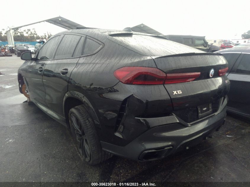 2022 BMW X6 M50I VIN: 5UXCY8C04N9M69853