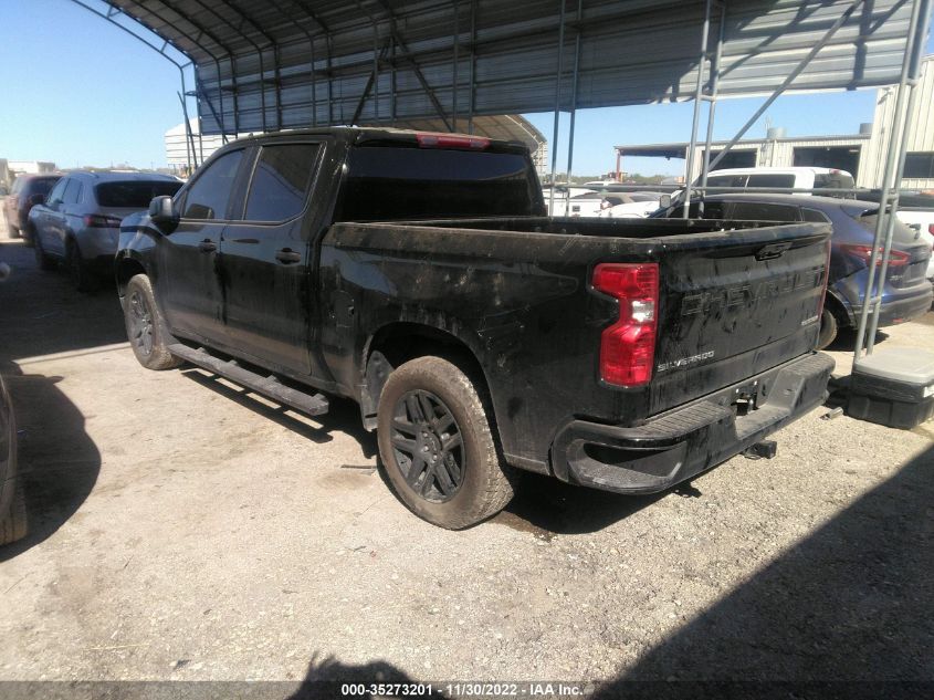 2022 CHEVROLET SILVERADO 1500 CUSTOM VIN: 3GCPABEK1NG601860