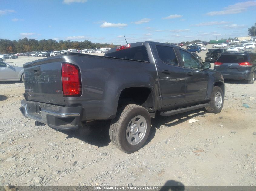 2021 CHEVROLET COLORADO 2WD WORK TRUCK VIN: 1GCGSBEN4M1223683
