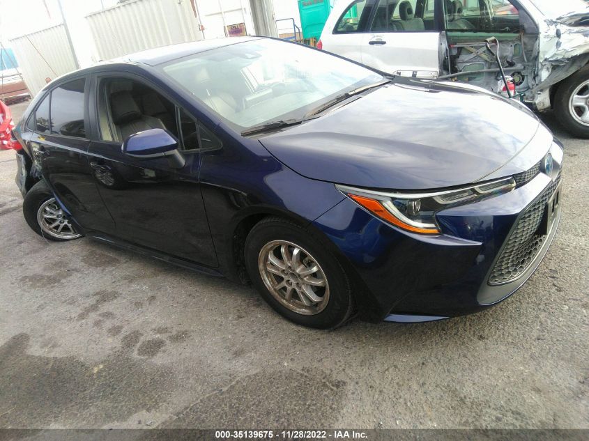 2022 TOYOTA COROLLA HYBRID LE VIN: JTDEAMDEXNJ048283