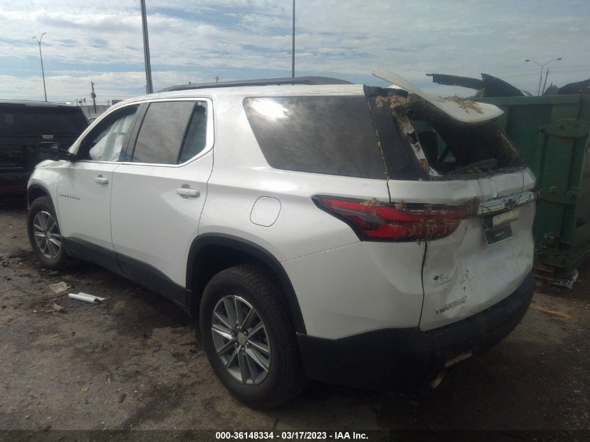 2022 CHEVROLET TRAVERSE LT CLOTH VIN: 1GNERGKW6NJ193818