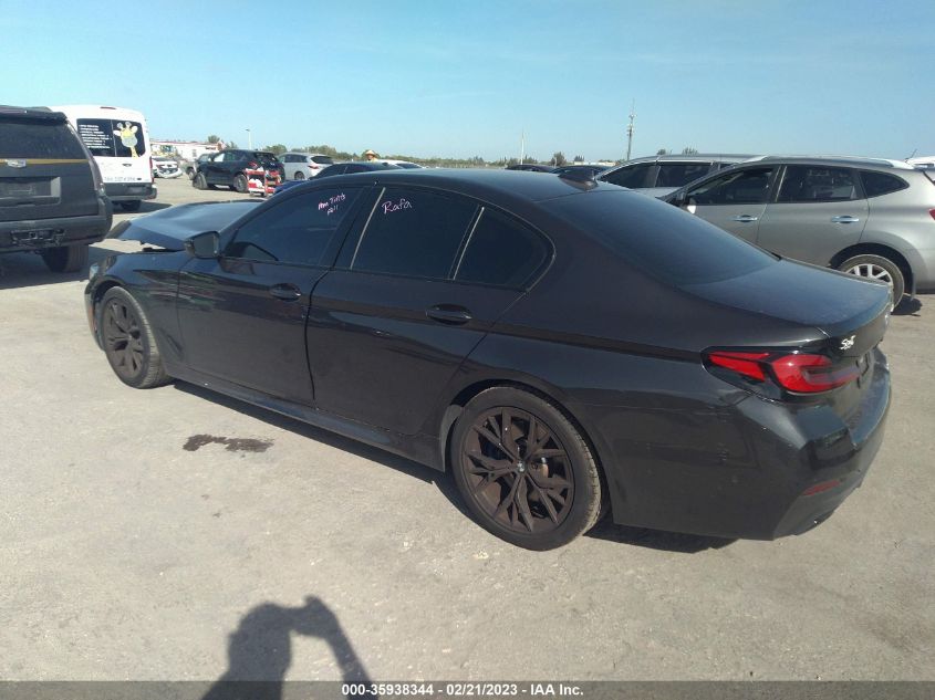 2022 BMW 5 SERIES 530I VIN: WBA53BH07NWX47254