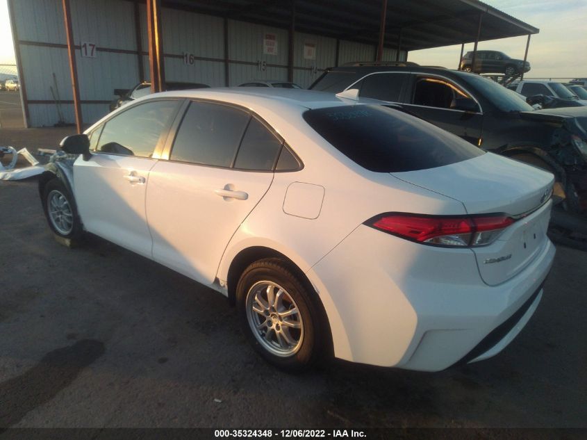 2022 TOYOTA COROLLA HYBRID LE VIN: JTDEAMDE8NJ036553