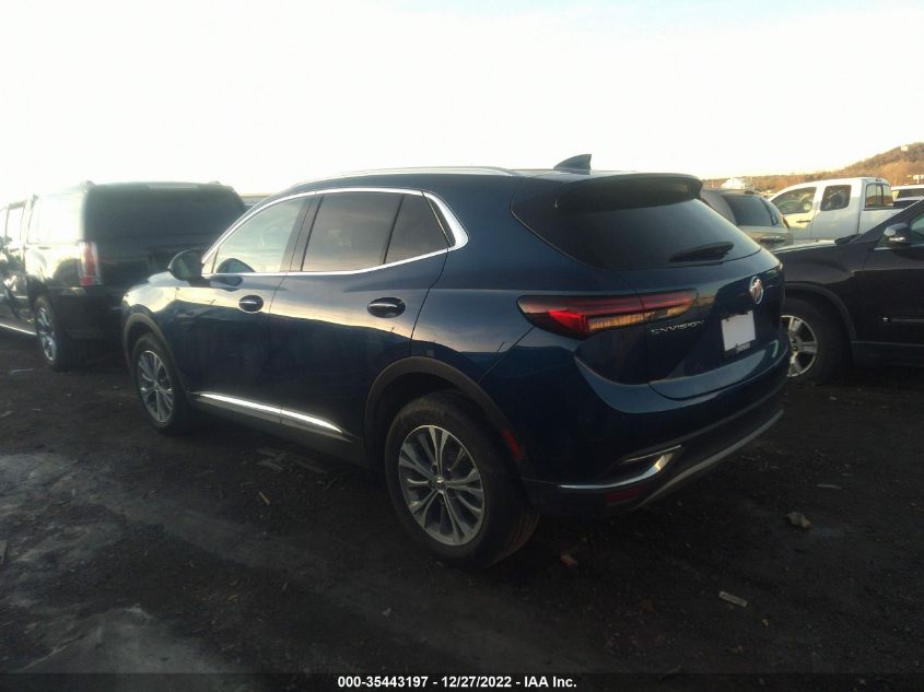 2022 BUICK ENVISION PREFERRED VIN: LRBAZLR44ND138916
