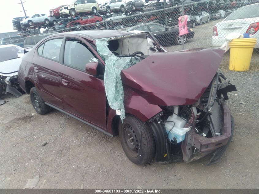 2021 MITSUBISHI MIRAGE G4 ES/LE/CARBONITE EDITION VIN: ML32FUFJ4MHF00741