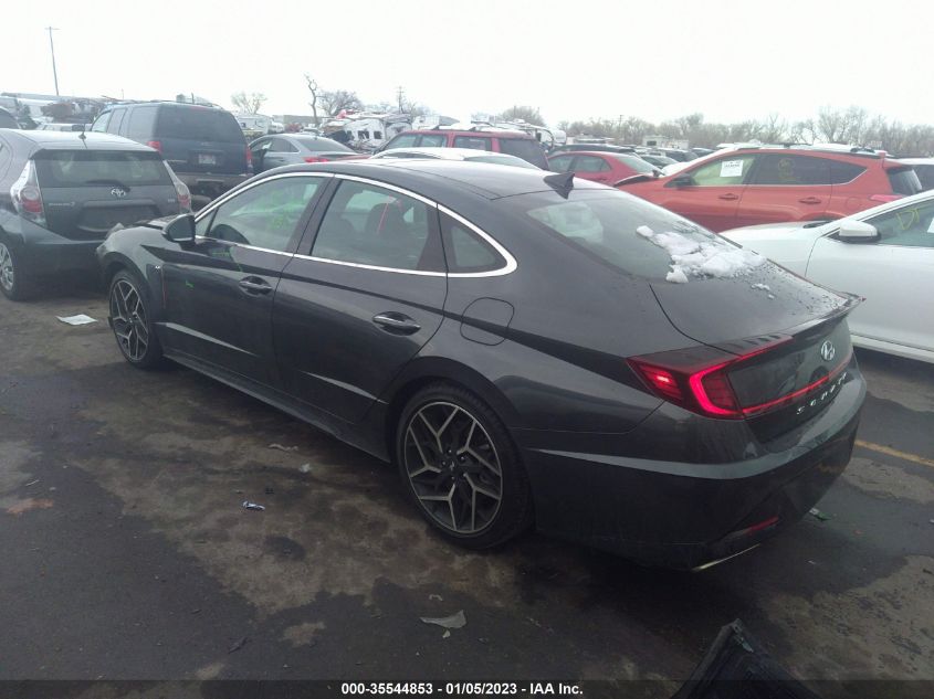 2022 HYUNDAI SONATA SEL VIN: KMHL14JA2NA227410