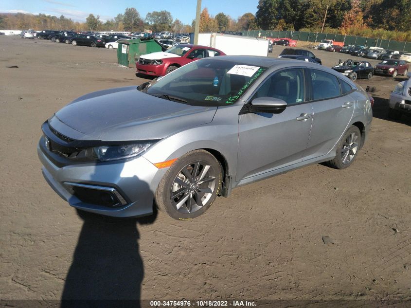 2021 HONDA CIVIC SEDAN EX-L VIN: 19XFC1F72ME206641