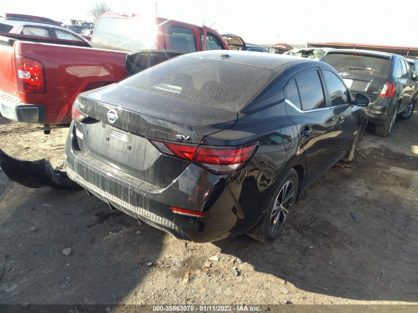 2022 NISSAN SENTRA SV VIN: 3N1AB8CV0NY295847