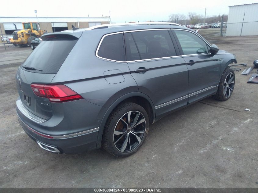 2022 VOLKSWAGEN TIGUAN SEL R-LINE VIN: 3VV4B7AX0NM004278