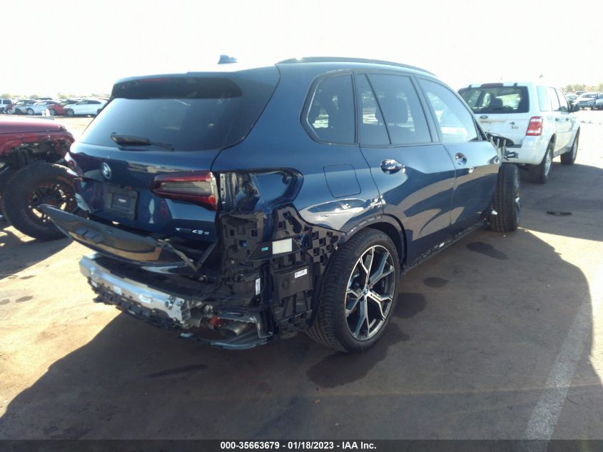 2022 BMW X5 XDRIVE45E VIN: 5UXTA6C02N9L07101