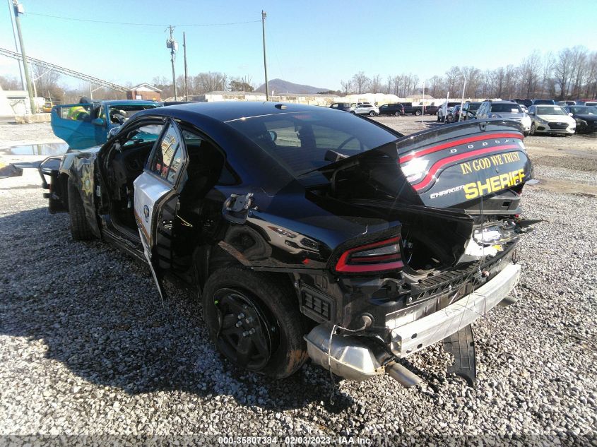 2021 DODGE CHARGER POLICE VIN: 2C3CDXAT3MH666469