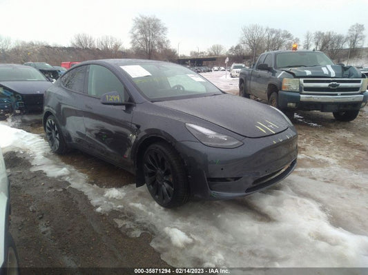 2022 TESLA MODEL Y PERFORMANCE VIN: 7SAYGDEF3NF535659
