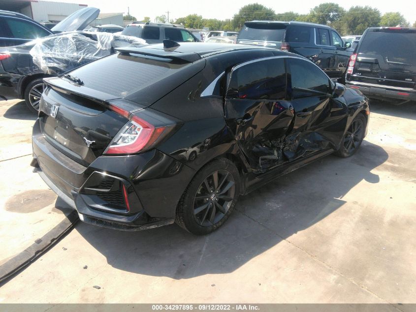 2021 HONDA CIVIC HATCHBACK EX VIN: SHHFK7H69MU232429