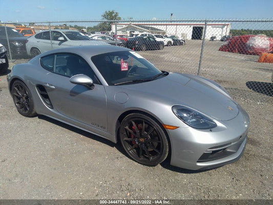 2022 PORSCHE 718 CAYMAN GTS 4.0 VIN: WP0AD2A81NS268155