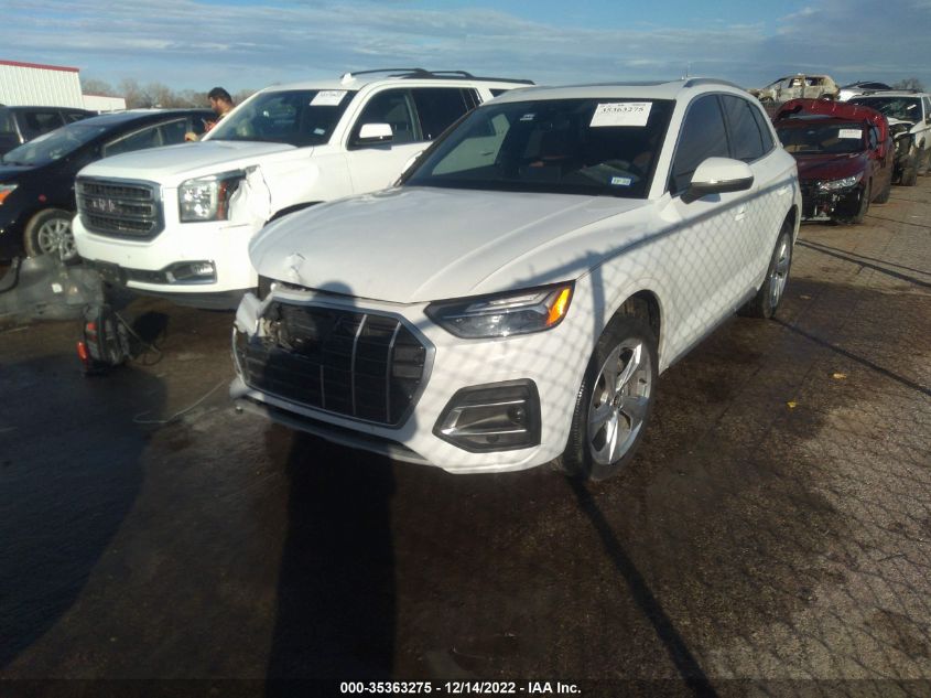 2021 AUDI Q5 PREMIUM PLUS VIN: WA1BAAFY2M2018240