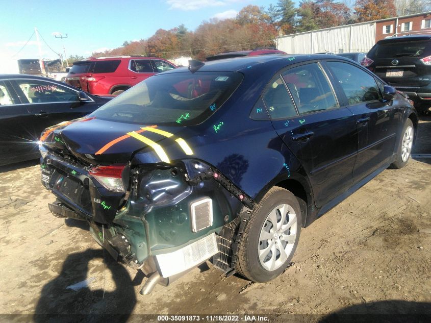2021 TOYOTA COROLLA LE VIN: JTDEPMAEXMJ180364