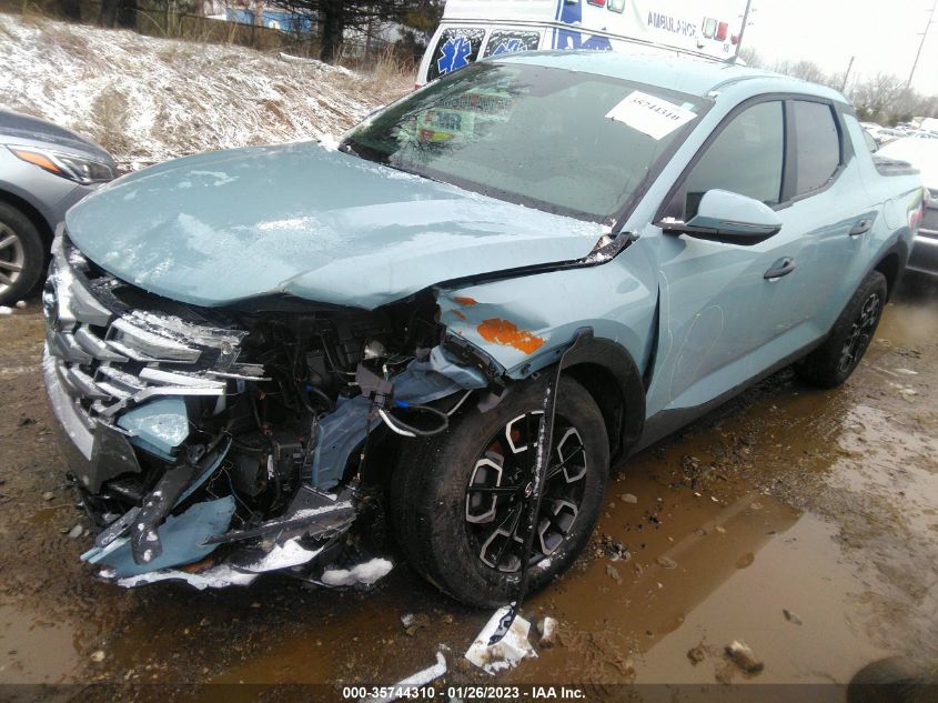 2022 HYUNDAI SANTA CRUZ SEL VIN: 5NTJBDAEXNH002169